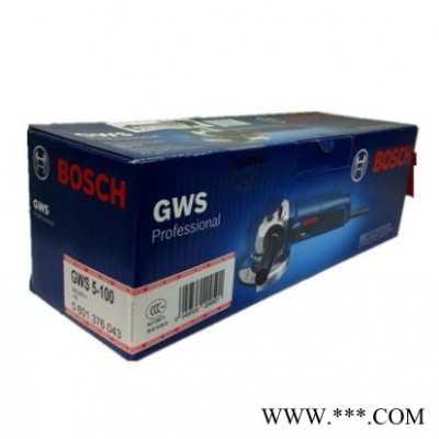 Bosch/博世角磨机GWS5-100 100mm角向磨光机580W 11000转/分钟 博世电动工具图2