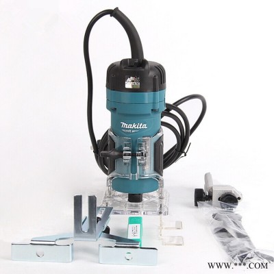 makita牧田修边机 M3700B雕刻机 铝塑板开槽机 木工多功能电铣机 电动工具 铝塑板开槽机 木工多功能电铣机图5