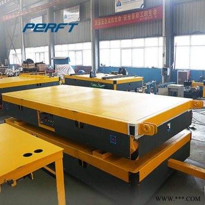 厂家供应工业车间运输大型设备电动工具车20t 定做20吨厂区过跨搬运车低压轨道供电地平车导轨转运车图1