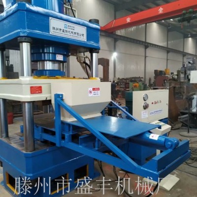 供应滕州盛丰YM200T四柱导向双缸液压压力机 带侧移滑动工作台 可定制图8