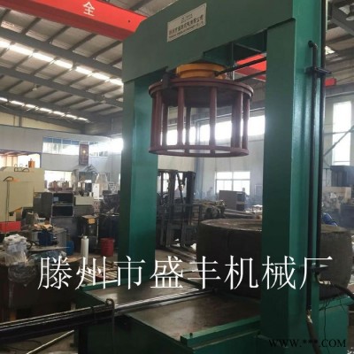 实心轮胎定型压装机，SF-200T龙门压力机，200吨压胎机图2