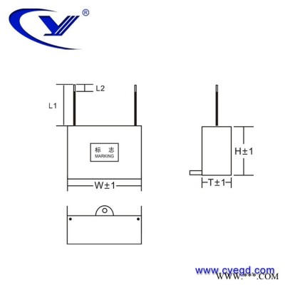 纯源【厂家批发】洗地机 电动工具 摇头扇电容器定制 CBB61 1.2uF 450VAC 洗地机电容器图3