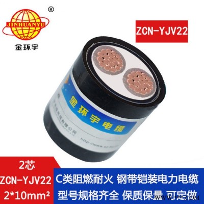 金环宇电缆 ZCN-YJV22-2X10平方 c级阻燃耐火yjv22铠装电缆价格图6