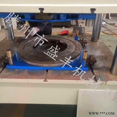 供应滕州盛丰全自动金属 YM-100T液压机 立式压块机 四柱三梁压力机图2