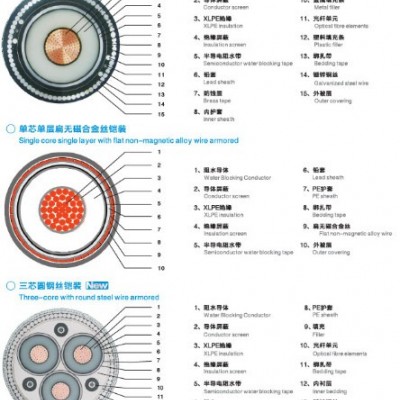 供应接地电缆 110kV电缆 广东10kV接地电缆YJLW03图4