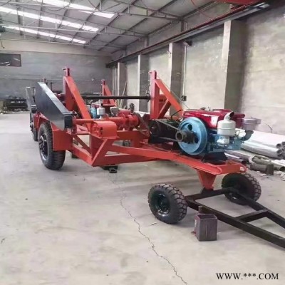电缆拖车 液压折叠电缆拖车 加重型液压电缆放线炮车特点图2