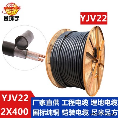 金环宇电缆YJV22 2*400 铠装电力电缆 YJV22电缆图3