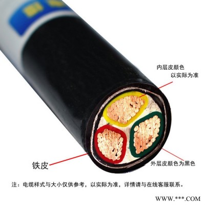 金环宇电缆 电力电缆vv22铠装电缆ZAN-VV22-3X10耐火阻燃a级电缆图2