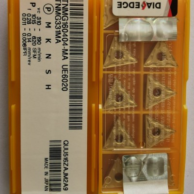 TNMG160404-MA UE6020日本三菱刀片 不锈钢钢件刀片 车刀片 机床刀具 刀具批发 五金工具 五金刀具图1
