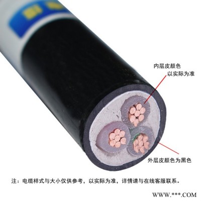 金环宇电缆 b级阻燃yjv电缆耐火电缆ZBN-YJV3X4平方 国标yjv电缆图2