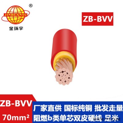 金环宇电线 深圳bvv电线 阻燃电线ZB-BVV 70平方图2