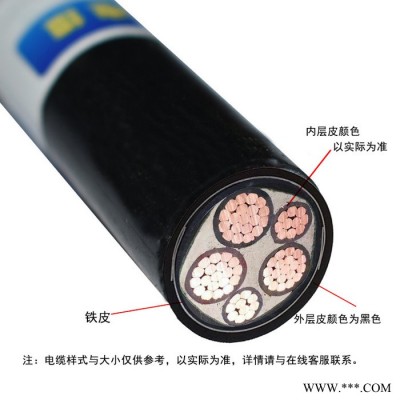 金环宇电缆 阻燃耐火铠装电力电缆yjv22电缆ZCN-YJV22-3X185+2X95平方图3