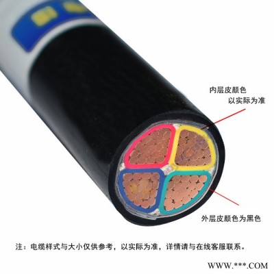金环宇电缆 ZAN-VV22-4X50平方 a类阻燃耐火铠装电缆 电力电缆vv22图4