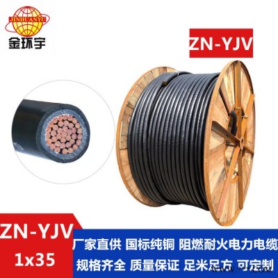 金环宇电缆 国标yjv电缆 单芯阻燃耐火交联电缆ZN-YJV1X35平方图3