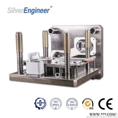 【银工机械】 全自动铝箔容器生产线 高精度铝箔容器 SEAC-80T压力机 冲床图3