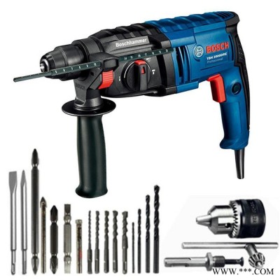 博世(BOSCH)三功能电锤电镐电钻TBH2000DRE两用轻型冲击钻电动工具 TBH2000DRE图3