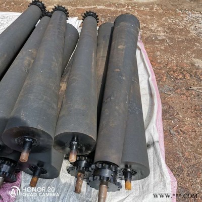 生产锥形辊子   耐磨调心托辊  锥形调心托辊组加工图3