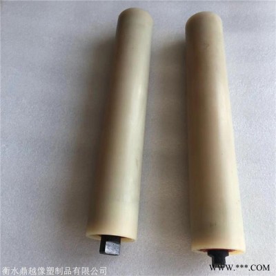 鼎越定制厂家生产尼龙托辊 槽型托辊 尼龙辊子 输送机托辊 耐酸碱高分子托辊 平行托辊图3