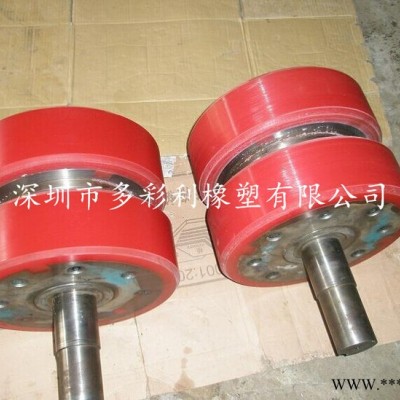 供应聚氨酯胶辊，辊子包优力胶，辊子包聚氨酯，辊子包胶，包胶辊图2