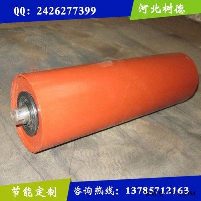 树德矿山设备专业生产 铁质辊子 橡胶托辊 陶瓷托滚 尼龙托辊及绝缘托辊 不锈钢托滚图2