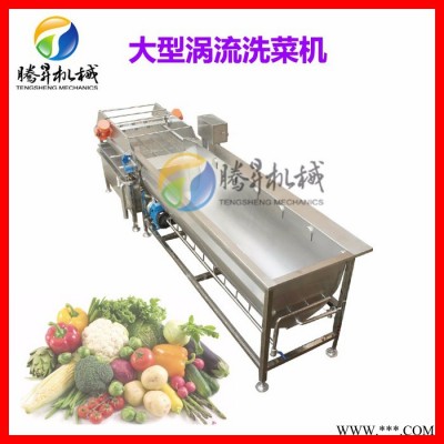 【腾昇】TS-X680 净菜设备 净菜加工流水线 净菜加工设备   涡流+气泡清洗机 臭氧消毒洗果机 洗菜机图2