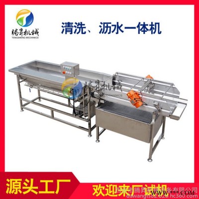 【腾昇】TS-X680 净菜设备 净菜加工流水线 净菜加工设备   涡流+气泡清洗机 臭氧消毒洗果机 洗菜机图3