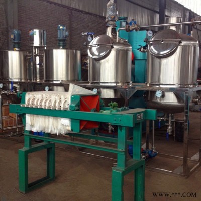 厂家直供 山茶籽油加工精炼设备 油脂脱色精炼机 核桃油精炼加工设备图5