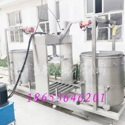 椰子加工设备 椰肉榨汁机 工业用椰肉榨汁机 液压式压榨机 椰子加工设备备图2