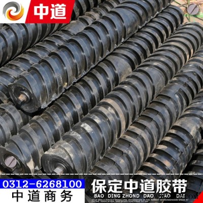 厂家批发矿用尼龙聚氨酯橡胶高分子吊挂三联辊子专业生产定做立棍槽型摩擦锥形调心缓冲平行上下皮带输送机烤漆喷异形漆喇叭托辊组图8