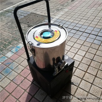 电动液压油脂注油机 不锈钢桶电动黄油机 充电野外工作高压注油器图3