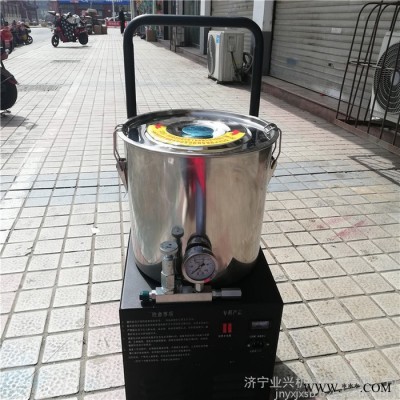 电动液压油脂注油机 不锈钢桶电动黄油机 充电野外工作高压注油器图8