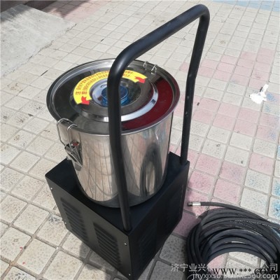 电动液压油脂注油机 不锈钢桶电动黄油机 充电野外工作高压注油器图5