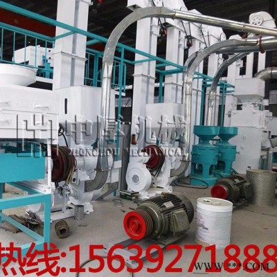 成套小米加工设备 大型小米稻谷脱皮机 脱皮碾米机 谷子加工设备图5