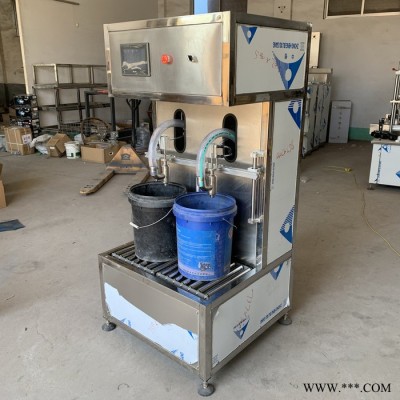 半自动食用油灌装机 油脂类流量计式灌装机 双头大豆油灌装机图3