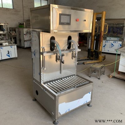 半自动食用油灌装机 油脂类流量计式灌装机 双头大豆油灌装机图4