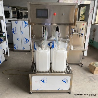 半自动食用油灌装机 油脂类流量计式灌装机 双头大豆油灌装机图2
