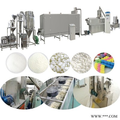 盛润TSE-85 预糊化淀粉加工设备 变性淀粉生产线  山东变性淀粉加工设备