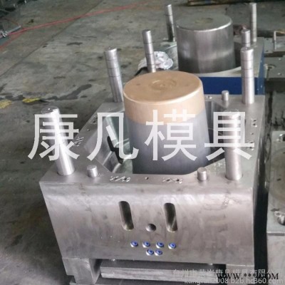 浙江塑料模具 塑胶食品包装桶模具,油脂桶模具用的材料好，配合适的注塑机 塑料桶模具制作图7