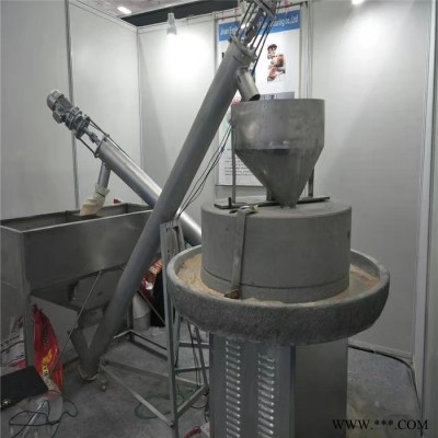 油脂成套设备全自动石磨面粉机杂粮磨浆石磨机杂粮石磨机小型石磨面粉机图1