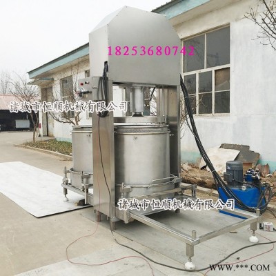 动物油渣分离油料设备 动物油脂渣分离过滤设备 肉脂渣分离过滤设备 火锅底料挤压机 果汁压榨提取机 红薯压榨机图2