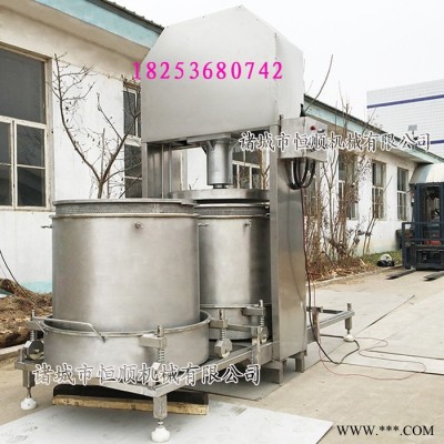 动物油渣分离油料设备 动物油脂渣分离过滤设备 肉脂渣分离过滤设备 火锅底料挤压机 果汁压榨提取机 红薯压榨机图8