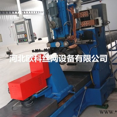 河北欧科生产V型丝条缝筛板焊接设备V300型 纯圆绕丝筛管焊接设备图5