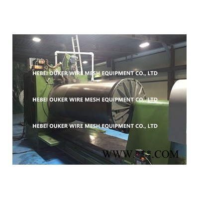 河北欧科生产V型丝条缝筛板焊接设备V300型 纯圆绕丝筛管焊接设备图2