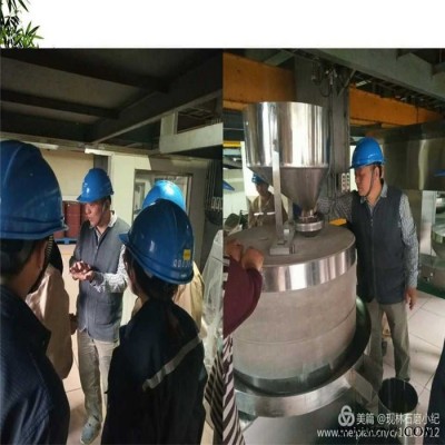 油脂成套设备 多功能炒货机 芝麻酱石磨家用石磨    手动石磨 全自动石磨面粉机 超市磨坊香油机图7