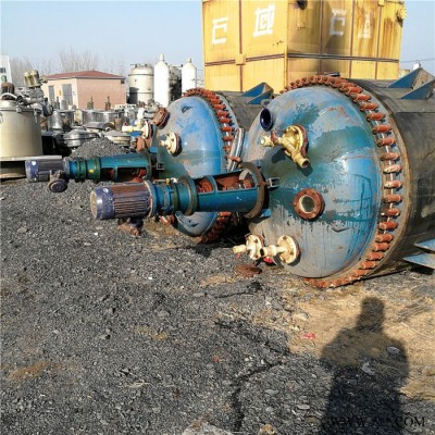 江苏搪玻璃反应釜500-15000L 电加热反应釜 油脂化工设备图4