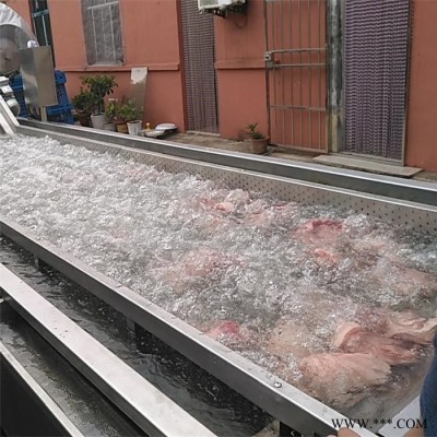 景翔制造鸭脖化冻设备 冻品解冻流水线 猪蹄解冻加工设备图4