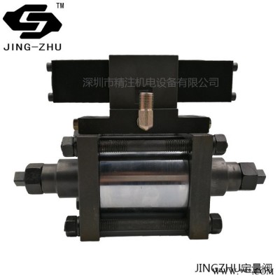 JINGZHU精注卧式定量阀 600克油脂控制阀 油脂注脂阀 黄油加注阀图3