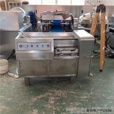 义康制造QDJ-350型 牛肉粒加工设备  餐厅切菜机  豆干切丁设备图5