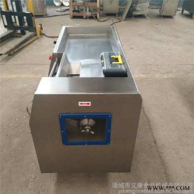 义康制造QDJ-350型 牛肉粒加工设备  餐厅切菜机  豆干切丁设备图3