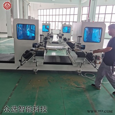 全自动双端锯 门套锯打孔机 门套加工设备 木门加工设备图5